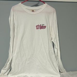 Pink Whitney Comfort Colors Barstool sports white long sleeve